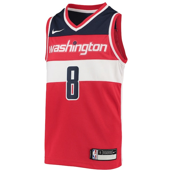 Rui Hachimura Washington Wizards Nike Youth Team Swingman Jersey - Red - Image 2