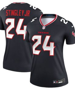 Derek Stingley Jr. Houston Texans Nike Women's Legend Player Performance Top -  Navy