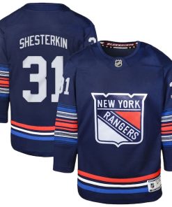 Igor Shesterkin New York Rangers Youth Alternate Premier Player Jersey - Navy