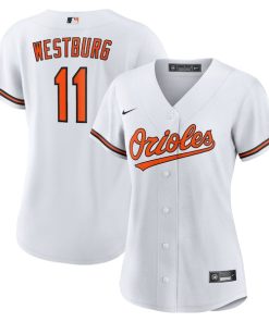 Jordan Westburg Baltimore Orioles Nike Women's Home Replica Jersey - White