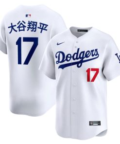 Shohei Ohtani Los Angeles Dodgers Nike Home Limited Kanji Player Jersey - White