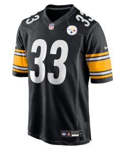 Alternative view of Jack Sawyer Pittsburgh Steelers Nike Team Game Jersey -  Black