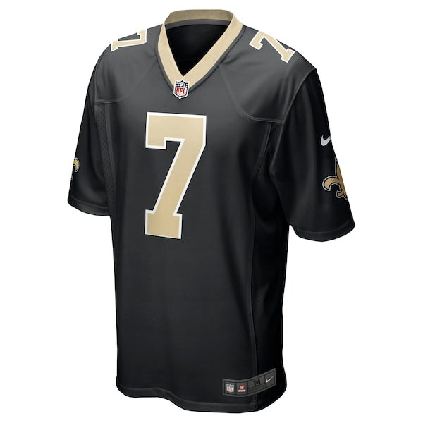 Taysom Hill New Orleans Saints Nike Game Jersey - Black/White - Image 2