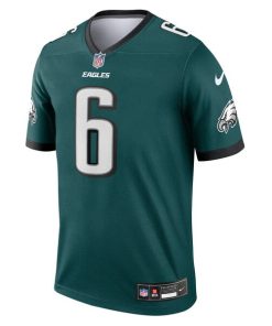 Alternative view of DeVonta Smith Philadelphia Eagles Nike Legend Jersey - Midnight Green