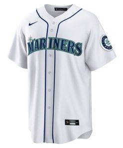 Alternative view of Ken Griffey Jr. Seattle Mariners Nike Home Replica Jersey - White