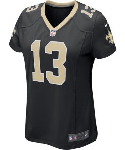 Alternative view of Michael Thomas New Orleans Saints Nike Women's Game Jersey - Black
