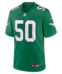 Alternative view of Jaelan Phillips Philadelphia Eagles Nike Alternate 2  Game Jersey -  Kelly Green/White/Green