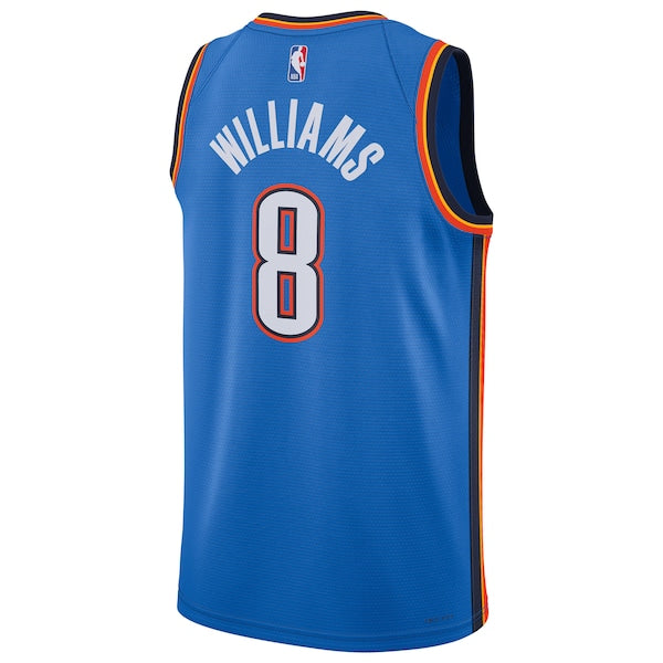 Jalen Williams Oklahoma City Thunder Nike Unisex Swingman Player Jersey - Icon Edition - Blue - Image 3