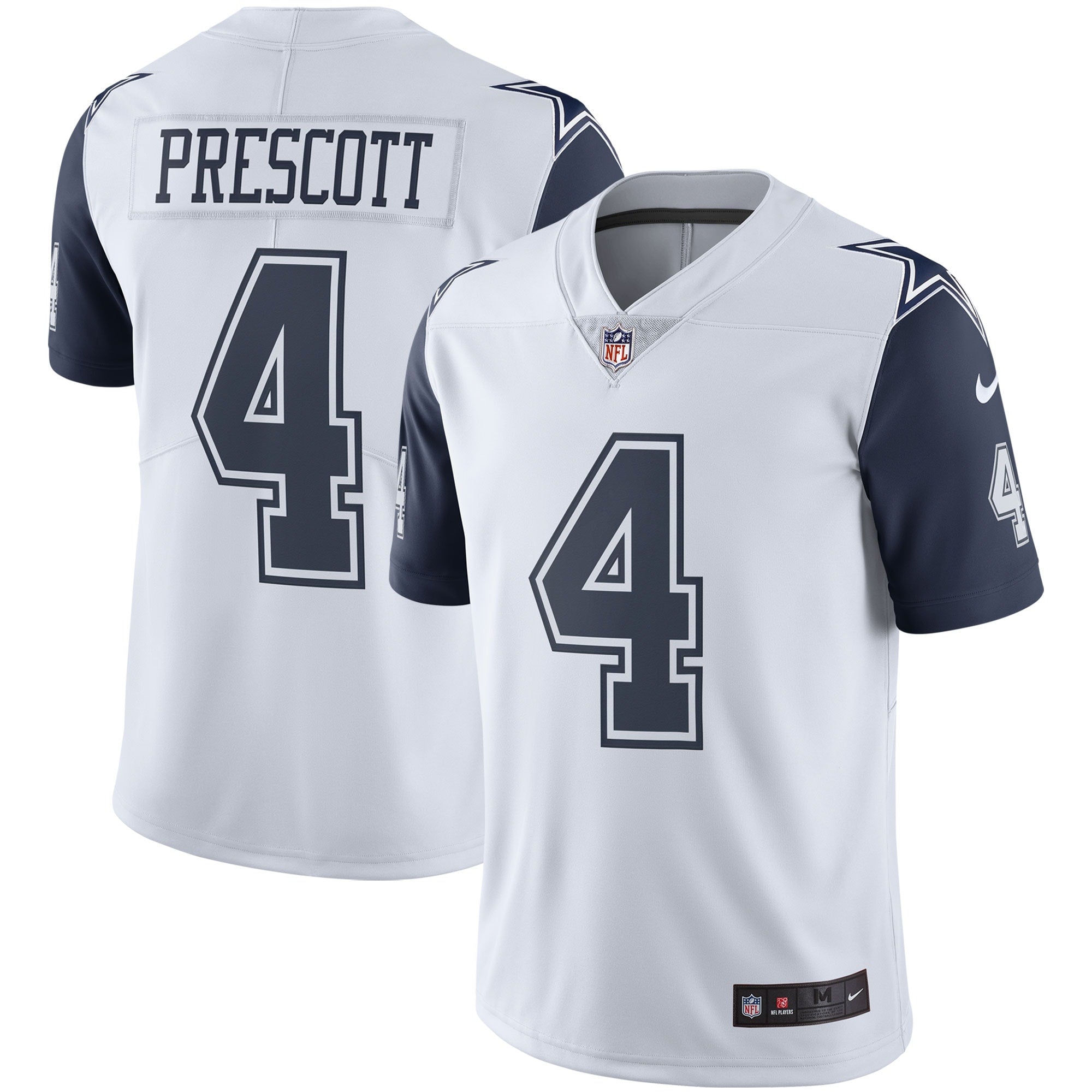 Dak Prescott Dallas Cowboys Nike Alternate Vapor Limited Jersey - Navy/White - Image 6
