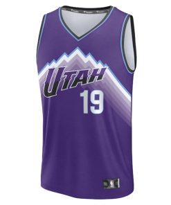Alternative view of Ace Bailey Utah Jazz  Youth Fast Break Replica Jersey - Purple - Icon Edition