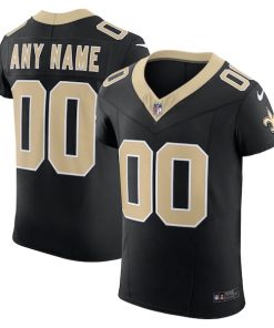 New Orleans Saints Nike Vapor F.U.S.E. Elite Custom Jersey - Black