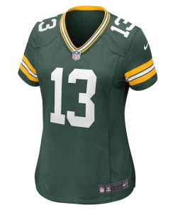 Alternative view of Dontayvion Wicks Green Bay Packers Nike Women's  Game Jersey -  Green