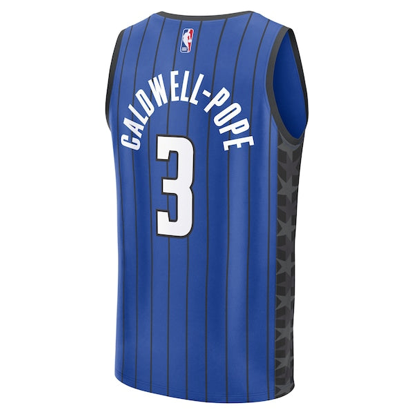Kentavious Caldwell-Pope Orlando Magic Youth Fast Break Player Jersey - Statement Edition - Blue - Image 3