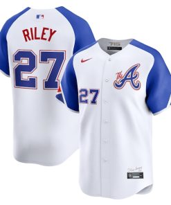 Austin Riley Atlanta Braves Nike City Connect Limited Player Jersey - White
