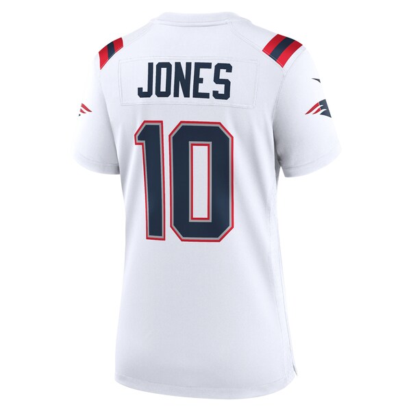 Mac Jones New England Patriots Nike Women's Game Jersey - White - Image 3