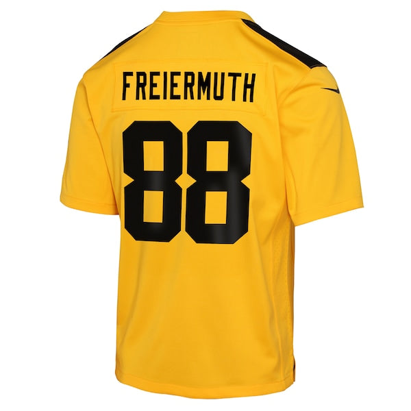 Pat Freiermuth Pittsburgh Steelers Nike Youth Alternate 1933 Throwback Game Jersey - Gold - Image 3