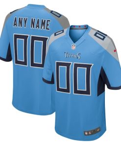 Tennessee Titans Nike Alternate Custom Game Jersey - Light Blue