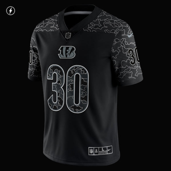 Jessie Bates III Cincinnati Bengals Nike RFLCTV Limited Jersey - Black - Image 5