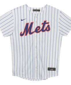 Alternative view of Francisco Lindor New York Mets Nike Preschool Home Game Jersey - White