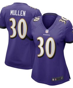 Trayvon Mullen Baltimore Ravens Nike Women's  Game Jersey -  Purple