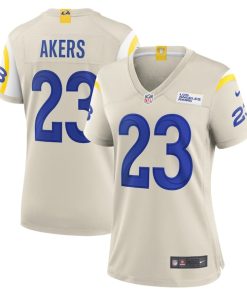 Cam Akers Los Angeles Rams Nike Women's Game Jersey - Bone/White