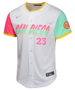 Alternative view of Fernando Tatis Jr. San Diego Padres Nike Youth City Connect Limited Player Jersey - White