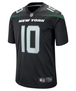 Alternative view of Allen Lazard New York Jets Nike Alternate Game Jersey - Stealth Black