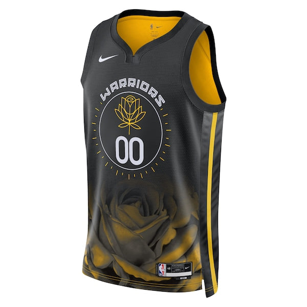 Golden State Warriors Nike Unisex 2022/23 Swingman Custom Jersey - City Edition - Black - Image 2