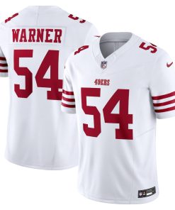 Fred Warner San Francisco 49ers Nike  Vapor F.U.S.E. Limited Jersey - White