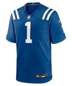 Alternative view of Ahmad Sauce Gardner Indianapolis Colts Nike Game Jersey - Royal