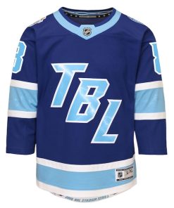 Alternative view of Andrei Vasilevskiy Tampa Bay Lightning Outerstuff Youth 2026 NHL Stadium Series Premier Jersey - Blue