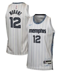 Ja Morant Memphis Grizzlies Nike Youth 2025/26 City Edition Swingman Jersey - White