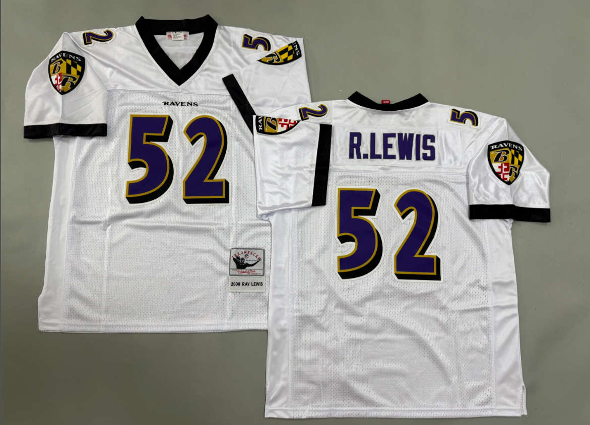 Ray Lewis Baltimore Ravens Authentic Throwback Retired Player Jersey
