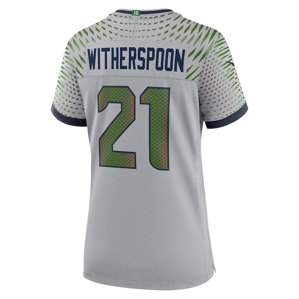 Devon Witherspoon Seattle Seahawks Nike Women's 2025 Rivalries Collection Game Jersey - Wolf Gray - Image 3