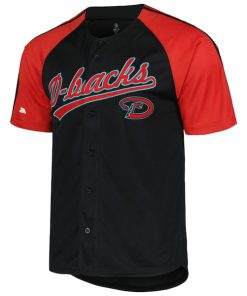 Alternative view of Arizona Diamondbacks Stitches Team Raglan Jersey - Black