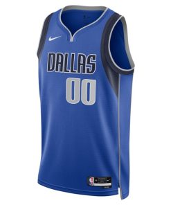 Alternative view of Dallas Mavericks Nike Unisex Swingman Custom Jersey Blue - Icon Edition