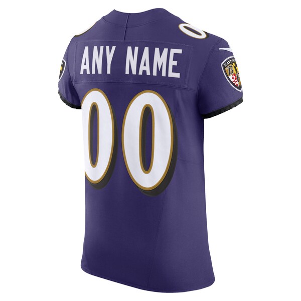 Baltimore Ravens Nike Vapor F.U.S.E. Elite Custom Jersey - Purple - Image 3