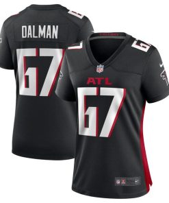 Drew Dalman Atlanta Falcons Nike Women's Game Jersey - Black