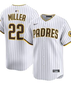 Mason Miller San Diego Padres Nike Home Limited Player Jersey - White