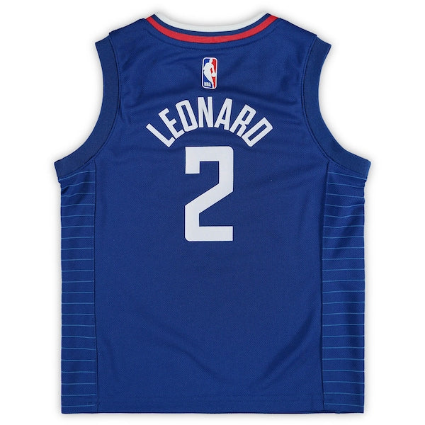 Kawhi Leonard LA Clippers Nike Preschool 2019/20 Player Jersey - Icon Edition - Royal - Image 3
