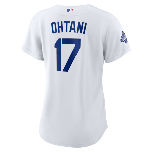 Shohei Ohtani Los Angeles Dodgers Nike Women's 2025 World Series Champions Home Replica Jersey - White - Image 3