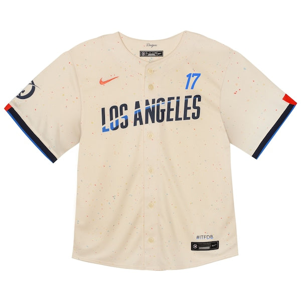 Shohei Ohtani Los Angeles Dodgers Nike Toddler 2024 City Connect Limited Player Jersey - Cream - Image 2
