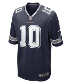 Alternative view of Cooper Rush Dallas Cowboys Nike Game Player Jersey - Navy