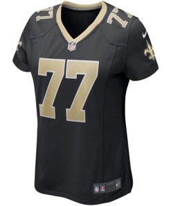 Alternative view of Carl Nicks New Orleans Saints Nike Women's Game Retired Player Jersey - Black