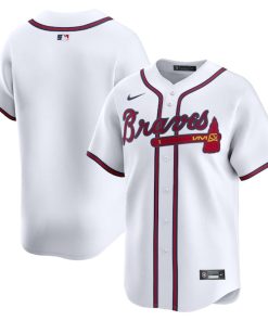 Atlanta Braves Nike Home Limited Jersey - White