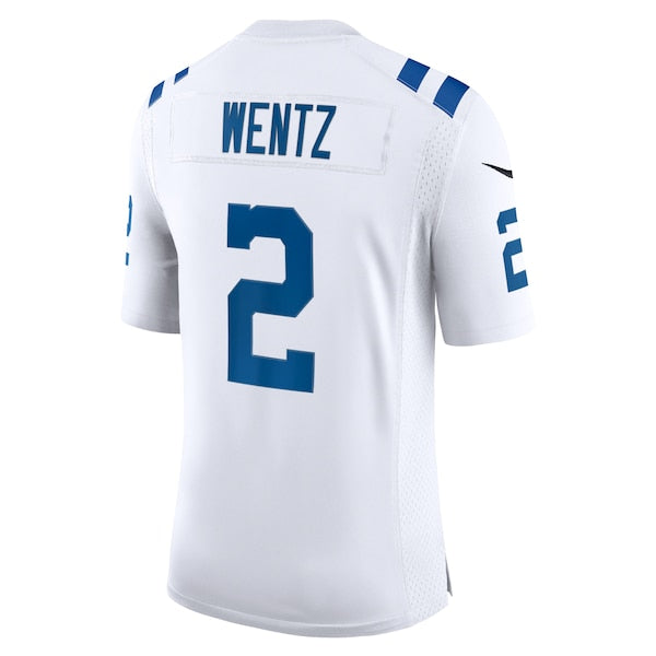 Carson Wentz Indianapolis Colts Nike Vapor Limited Jersey - White/Royal - Image 4