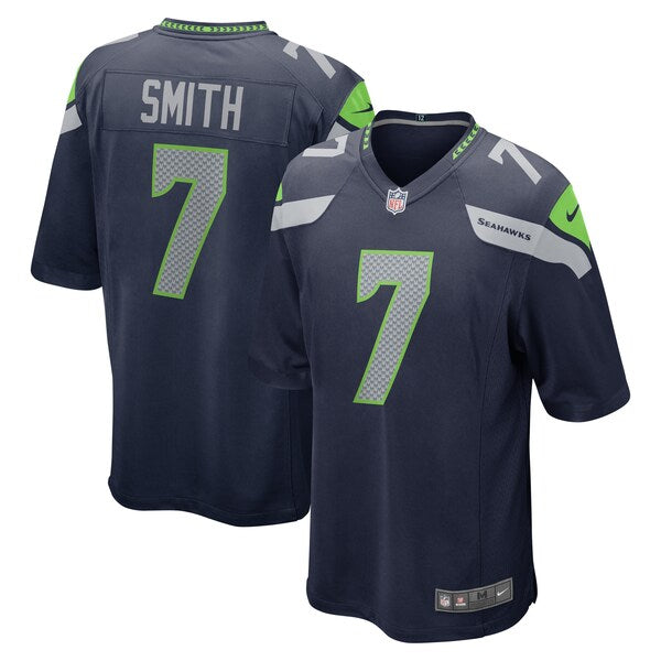 Geno Smith Seattle Seahawks Nike Game Jersey - College Navy/Royal - Image 2
