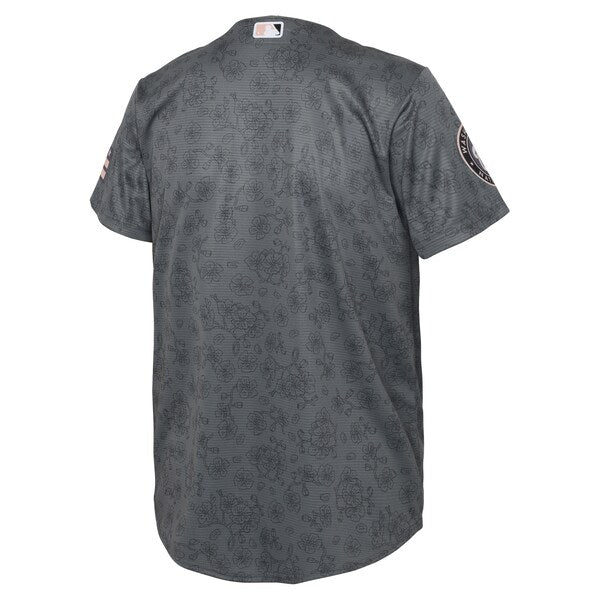 Washington Nationals Nike Preschool 2022 City Connect Replica Jersey - Gray - Image 3