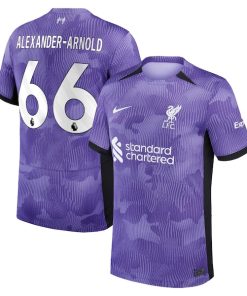 Trent Alexander-Arnold Liverpool Nike 2023/24 Third Stadium Replica Player Jersey - Purple