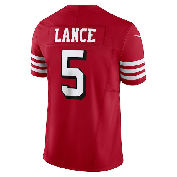 Trey Lance San Francisco 49ers Nike Vapor F.U.S.E. Limited Jersey - Scarlet - Image 3